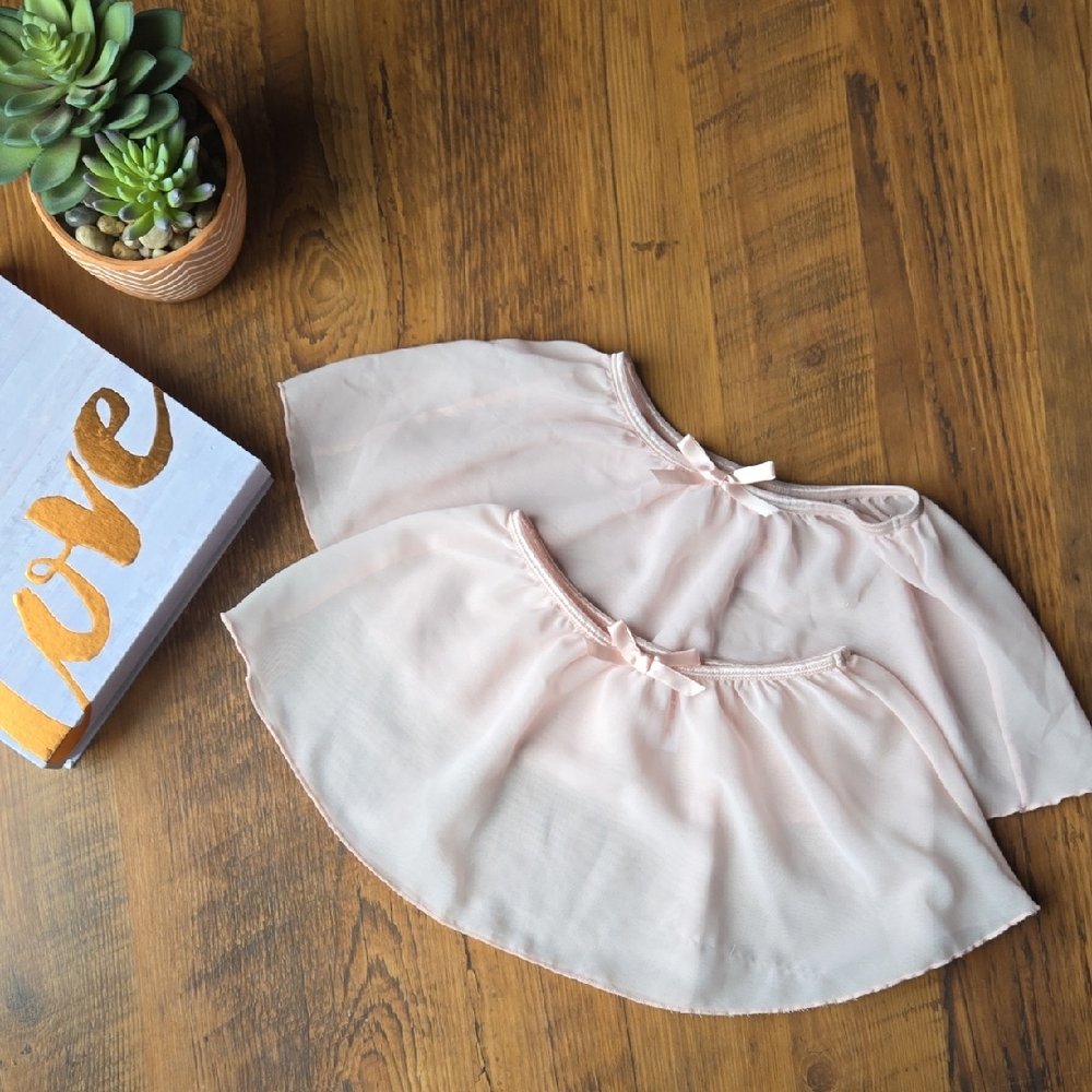 Bundle Of Cat & Jack Light Pink Sheer Ballet Tutus Size XS 4/5